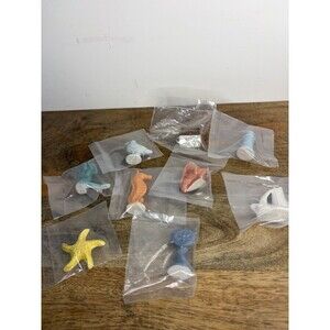 Wade Whimsies Red Rose Tea Nautical Series Set of 9 Nautical Figurines New